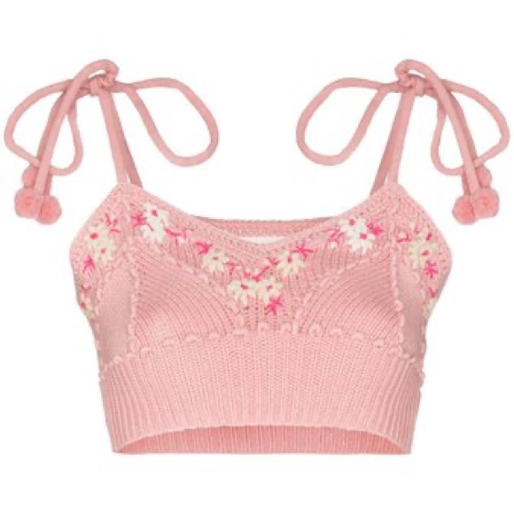 LoveShackFancy XS Lago knit top